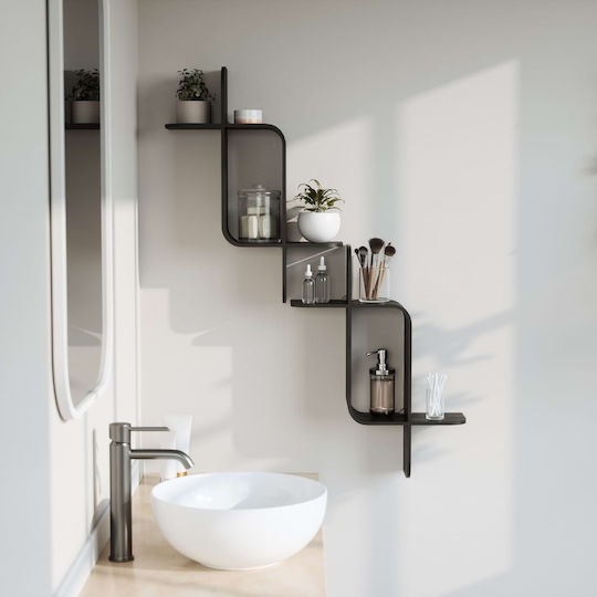 Raft Montaj Negru 62x15x47cm