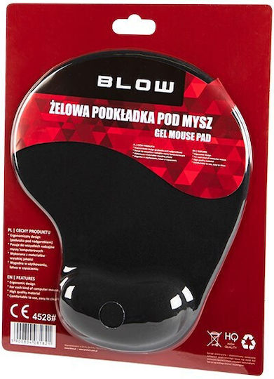 Blow MousePad Wrist Rest Schwarzes Mouse Pad mit Handgelenkstütze