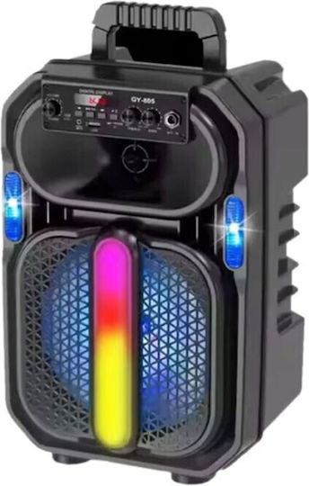 Ηχείο Karaoke με Ενσύρματo Μικρόφωνο και Εφέ Φωτισμού GY-805 Μαύρο