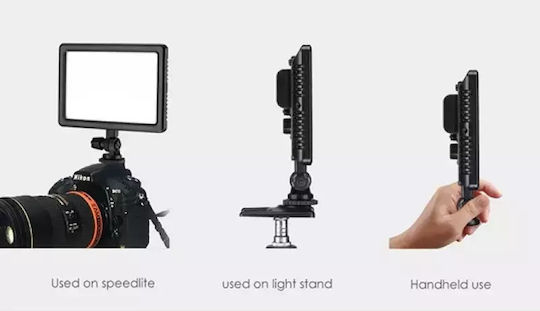 Visico LED-25A Video Light 3200 - 5600K 25W με Φωτεινότητα LUX 200 Lux