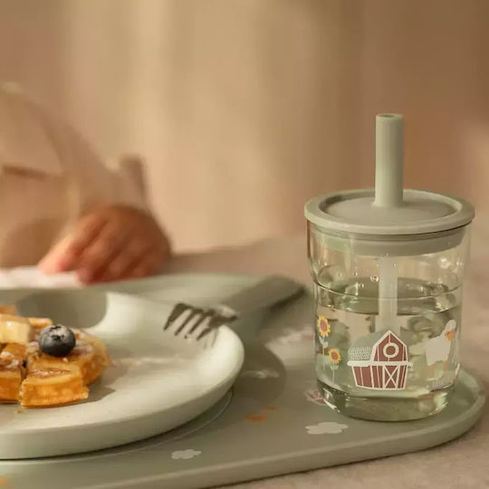 Little Dutch Baby Cup Little Farm made of Plastic Green 250ml