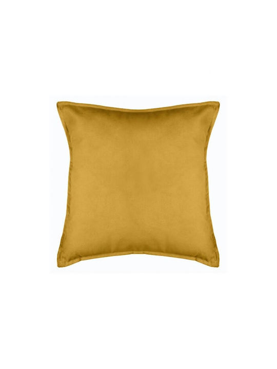 Atmosphera Sofa Cushion Lilou From 100% Cotton Yellow 55x55cm