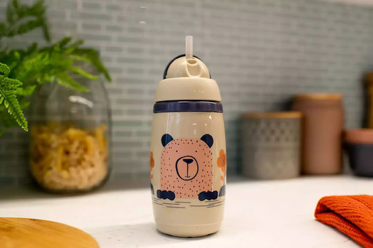 Tommee Tippee Παιδικό Ποτηράκι από Πλαστικό Μπεζ 266ml για 12m+