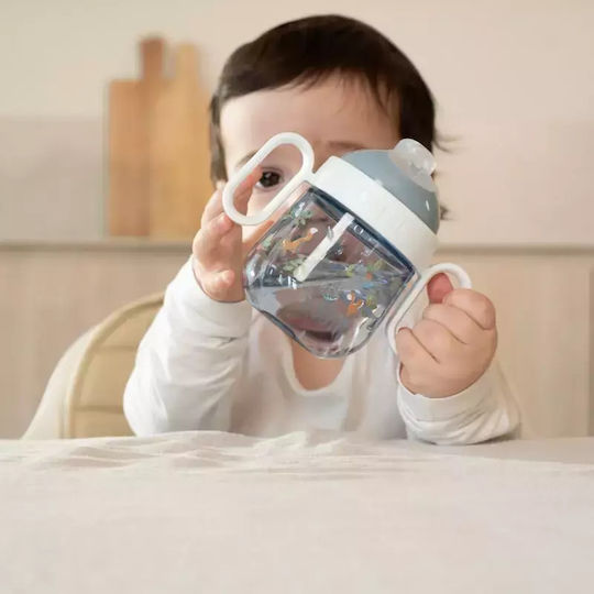Little Dutch Baby Cup Mio Forest Friends made of Plastic Light Blue 200ml