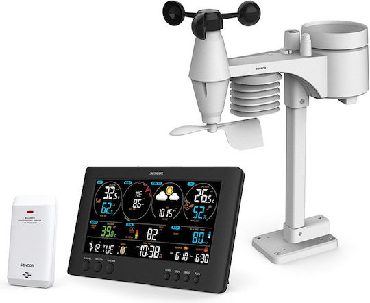 Sencor SWS 12500 Wi-Fi Drahtlos Wetterstation Digital Tischplatte Schwarz