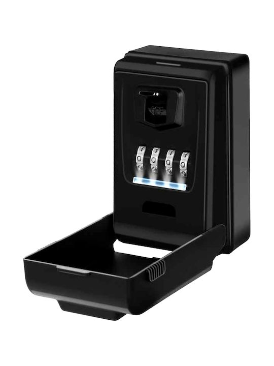 Combination Key Holder Metallic with Lock Keyboard 8x13.5x13.5cm