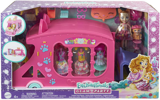 Mattel Glam Party Fashion Studio Enchantimals Truck For Age 4+ (Miscellaneous Designs)