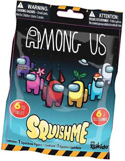 Jazwares Saculet Surpriză Cu SquishMe Among Us Pentru 3+ Ani 6 Cm