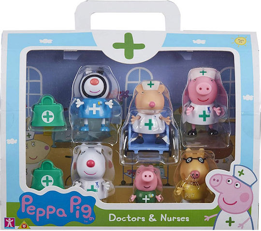 Giochi Preziosi Σετ Γιατροί Peppa Pig για 3+ Ετών 5εκ.