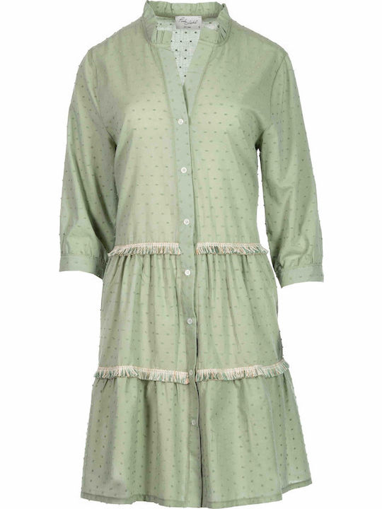 Pink Label Damen Kaftan Strand Rosa