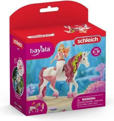 Schleich-S Mermaid Feya On Underwater Unicorn Bayala For 5-12 Years 18cm