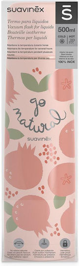 Suavinex Natural Grenade Baby Thermos for Liquids Stainless Steel 500ml