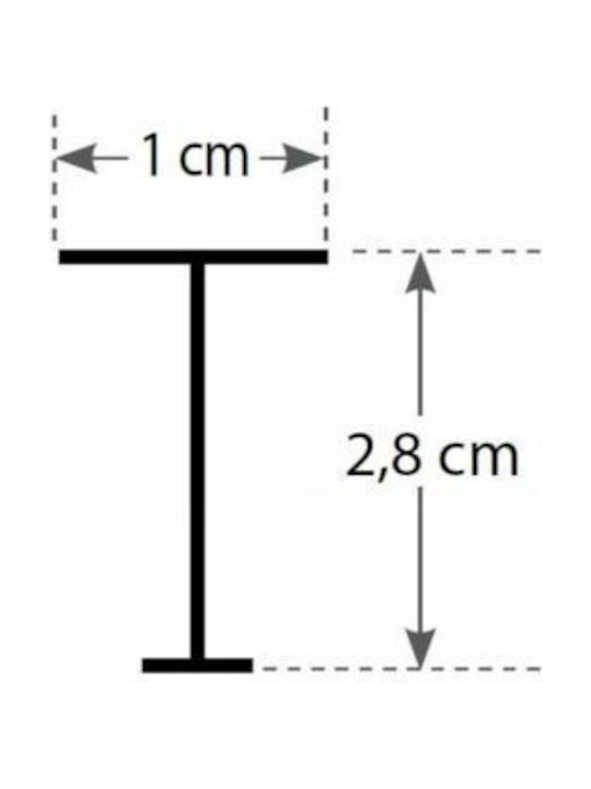 Σιδηρόδρομος Κουρτίνας Εύκαμπτος Anartisi 180cm Σιδηρόδρομος Κουρτίνας Εύκαμπτος Anartisi 180cm