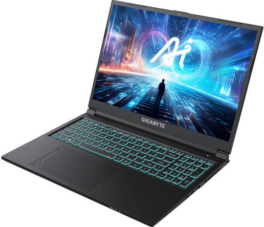 Gigabyte G6 KF-H3EE854KH 16" FHD+ 165Hz (i7-13620H/16GB/1TB SSD/GeForce RTX 4060/W11 Home) Carbon Black (International English Keyboard)