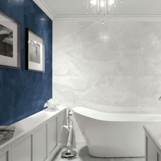 Плочка Onyx Синя Гланцирано Покритие 60x120 См