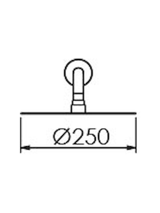 Excel Minimal Built-In Mixer Set 2 Exits Hand Shower & Wall Shower Head