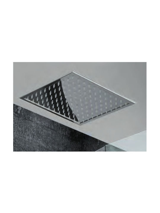Excel Alma Aurora Built-in Set 2 Exits Mixer Hand Shower & Shower Head 30x30