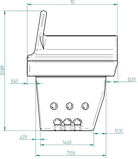 Δοχείο Καύσης Pellet Kalon 136x92mm