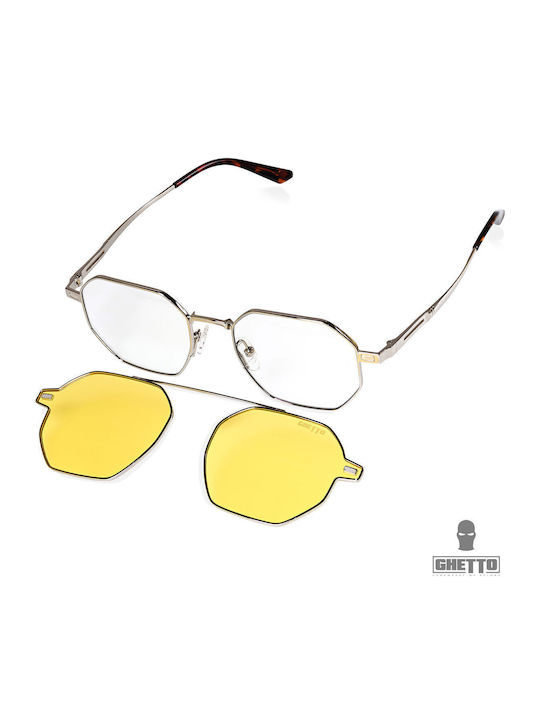 Silver Star Unisex Γυαλιά Ηλίου με Ασημί Σκελετό και Ασημί Polarized Καθρέφτη Φακό K39077Y