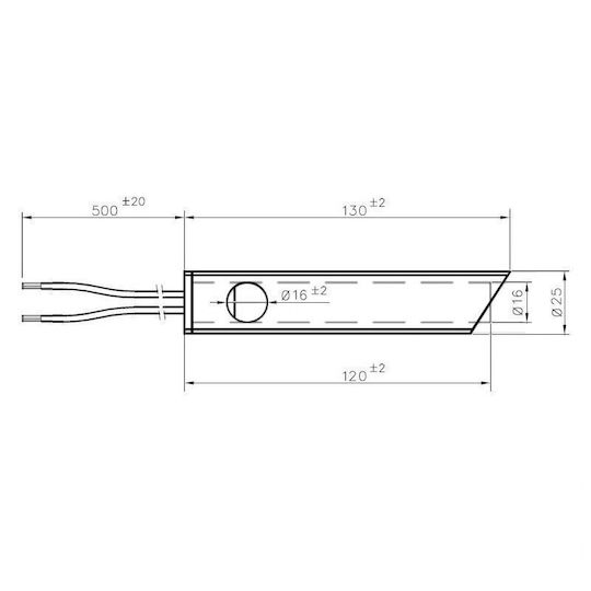 Element De Încălzire Sobă Pe Peleți Ferroli Anselmo Cola Lungime 130mm 350w