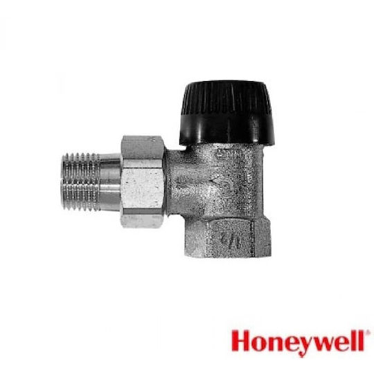 Термостатичен Радиаторен Превключвател Honeywell Ъглов 1/2''