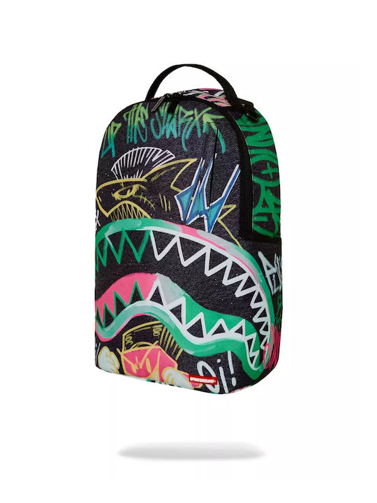 Sprayground Painted Punk Dlxr Backpack B7748 18" X 6" X 11.5" Multicolored One Size