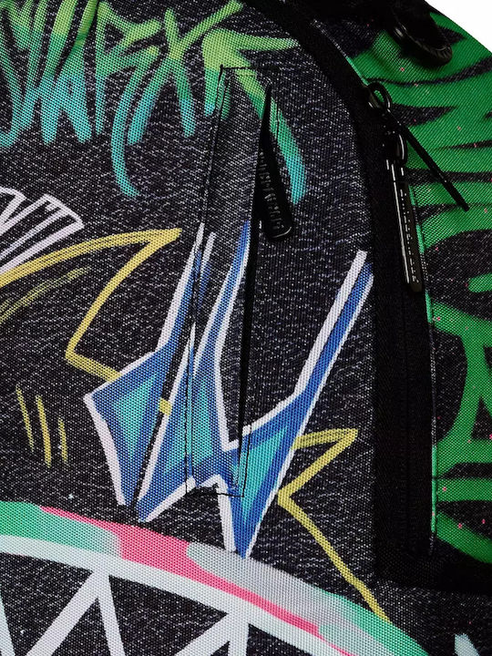 Sprayground Painted Punk Dlxr Backpack B7748 18" X 6" X 11.5" Multicolored One Size