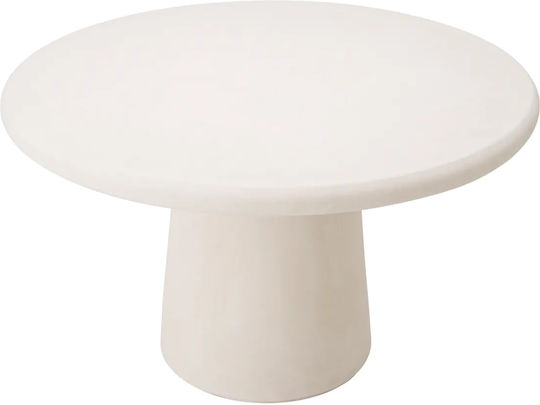 Cleon Outdoor Table Resin-Concrete Dimension Φ130x75cm Eichholtz