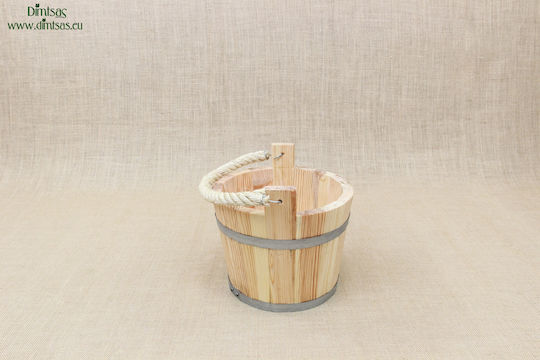 Holzener Mop Eimer mit Seil 4,5 Liter
