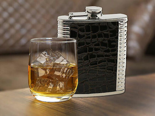 Hip Flask Фласк Питиета Reptile Хром F007 210 мл