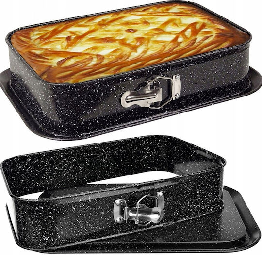Brunbeste Marble Cake Baking Pan with Removable Bottom 35x24x7.5cm