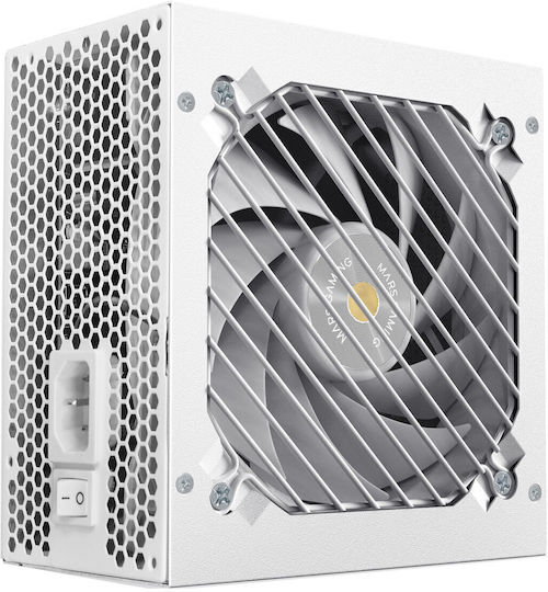 Mars Gaming 1000W Бял Компютърно захранване Пълен модул 80 Plus Gold (MPB1000PSIW)