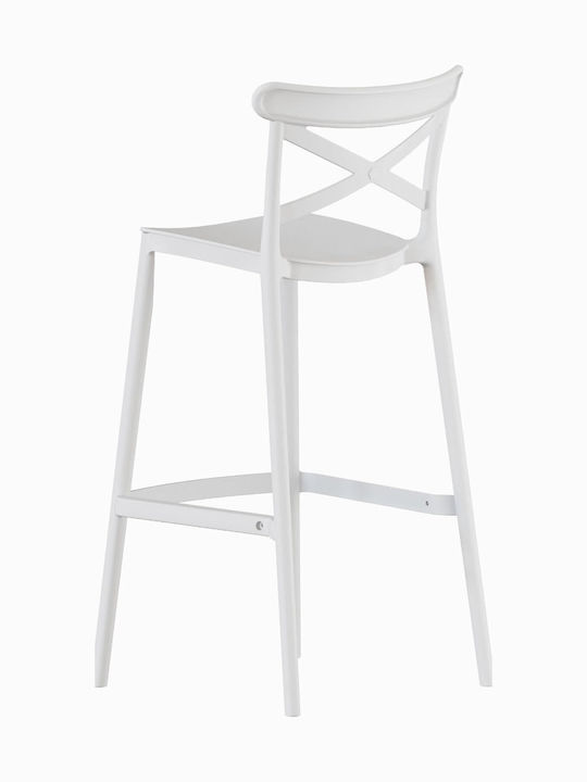 Bar Set for Small Outdoor Spaces Elly 3 Pieces White