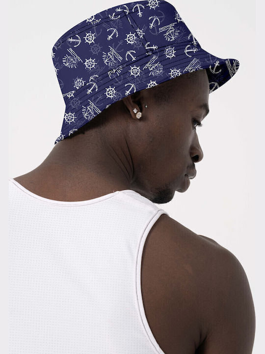 Miami Beach Fabric Women's Bucket Hat Navy Blue