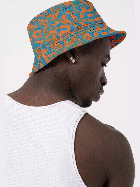 Miami Beach Fabric Women's Bucket Hat Orange