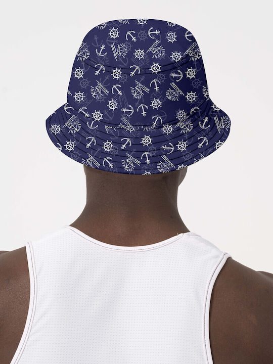 Miami Beach Fabric Women's Bucket Hat Navy Blue