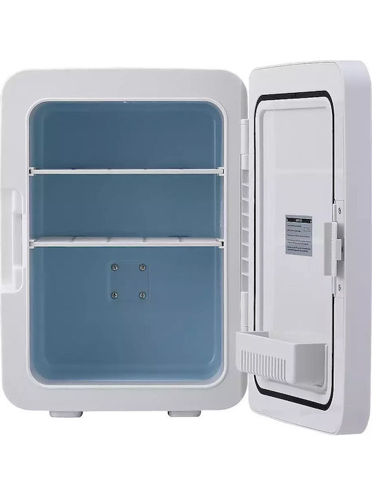 Kosmetik-Kühlschrank 10lt Mit Regal & Heizfunktion Silber