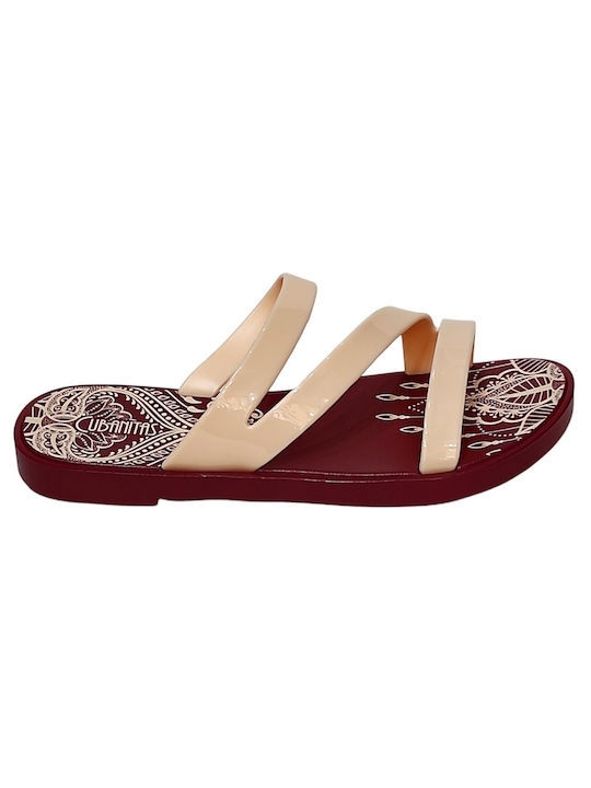 Women's Flip Flops in Red Color