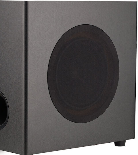 Osio OSBT-9060 Soundbar 2.0 Bluetooth και HDMI 15W με Ασύρματο Subwoofer και Τηλεχειριστήριο Μαύρο