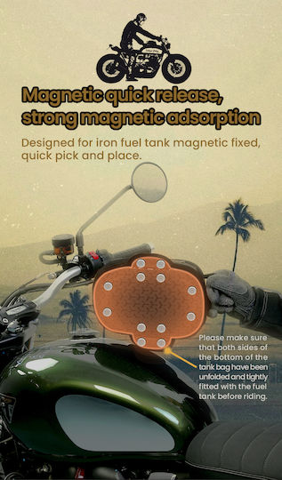 Loboo Motorcycle Tank Bag Magnetic