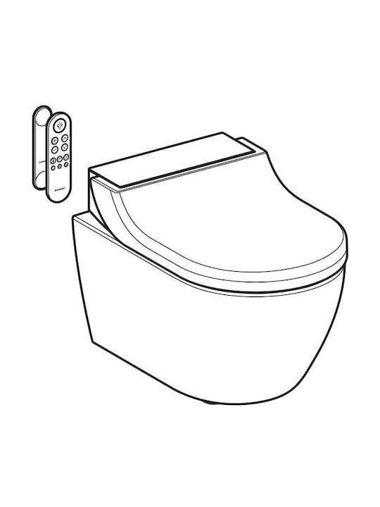 Geberit Aquaclean Tuma Comfort Λεκάνη Κρεμαστή με Κάλυμμα Soft Close Λευκή Geberit Aquaclean Tuma Comfort Λεκάνη Κρεμαστή με Κάλυμμα Soft Close Λευκή