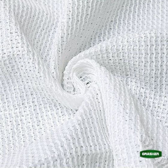Grasher Мрежа за сянка Бял на Ролка 2x50m 150гр/кв.м