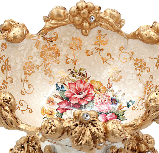 Decorative Polyresin Bowl 35x18x20 From Gondola Floral Keskor 66000