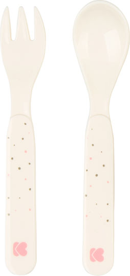 Kikka Boo Feeding Set Bear With Me made of Silicone Pink 5pcs for 6+ months