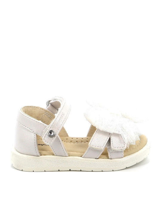 Mayoral Soft-Sole Baby Sandals White