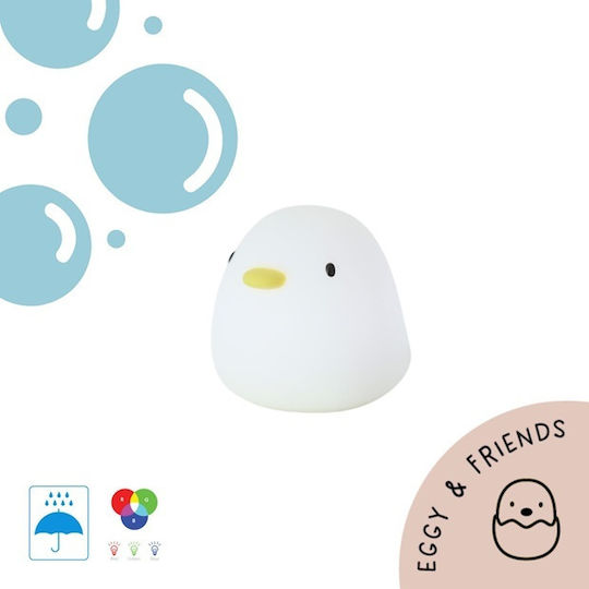 Mega Light Swimmy Duck, Φωτιστικό Αδιάβροχο με Εναλλαγές Χρωματισμών Παπάκια Μπάνιου