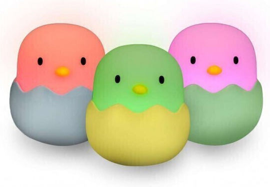 Mega Light Lămpi De Veghe Pentru Copii LED Baby Eggy 3 Bucăți La Rețea Multicolore Calde