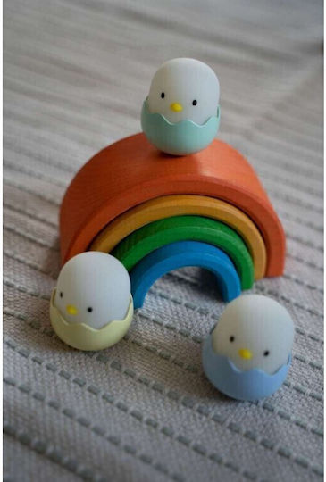 Mega Light Lămpi De Veghe Pentru Copii LED Baby Eggy 3 Bucăți La Rețea Multicolore Calde