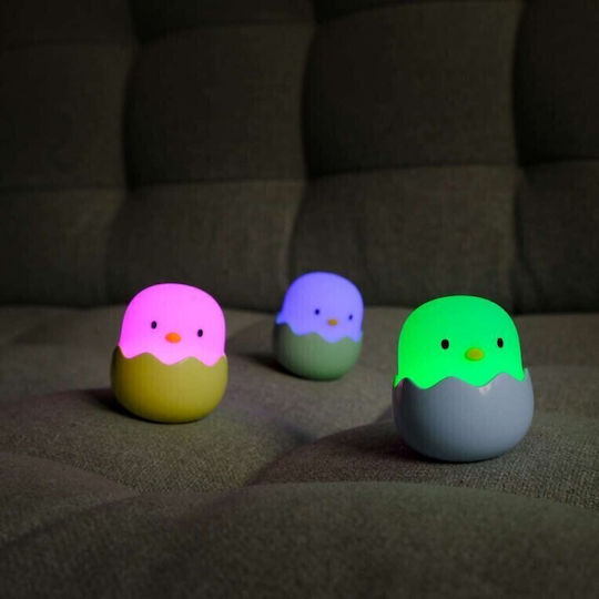 Mega Light Lămpi De Veghe Pentru Copii LED Baby Eggy 3 Bucăți La Rețea Multicolore Calde