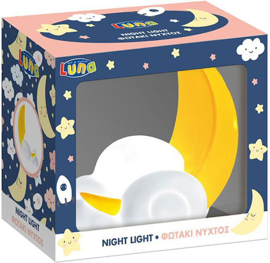 Luna Battery Moon Nursery Night Light